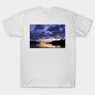 Scattered Clouds on the River T-Shirt